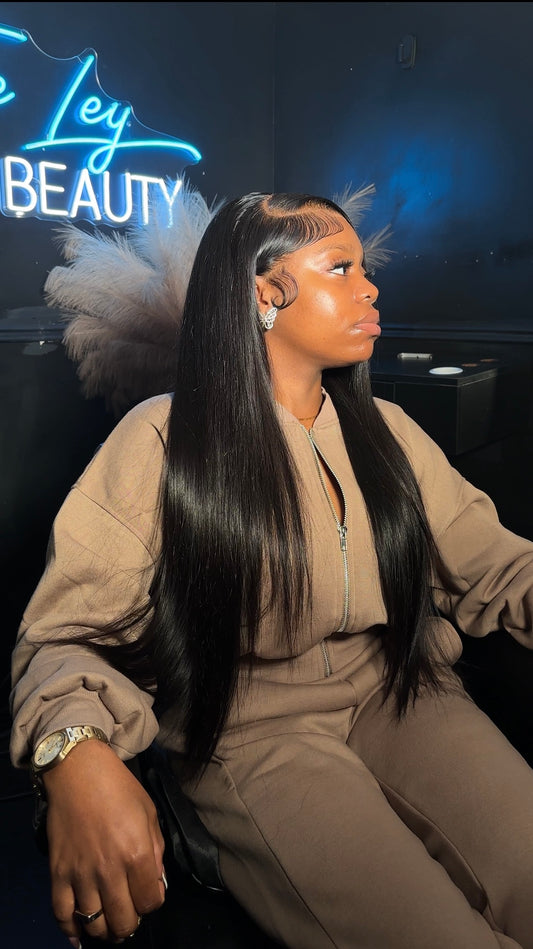 STRAIGHT SINGLE DRAWN VIRGIN WIG