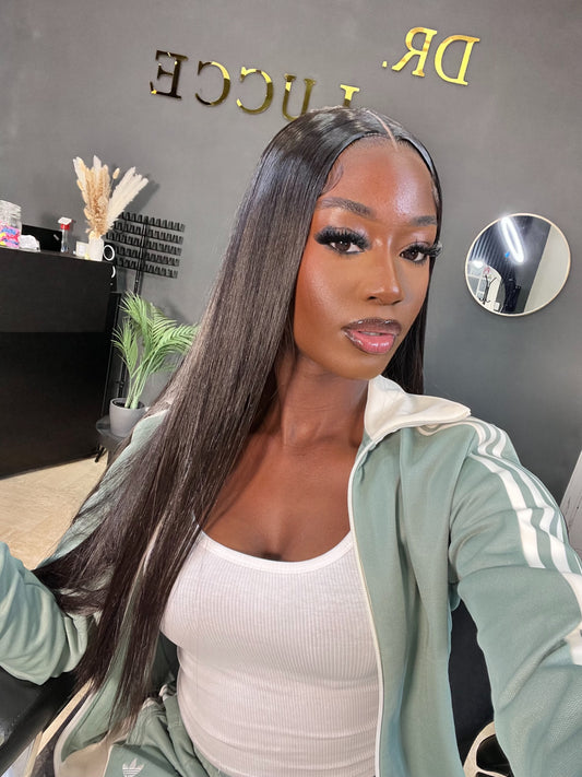 STRAIGHT DOUBLE DRAWN WIG - HD LACE